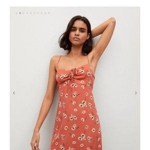 Mango midi flower print dress!